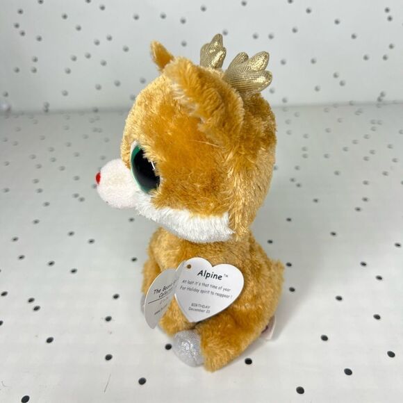 π Beanie Boos πβ2012 Alpine the Reindeer VERY RARE SOLD OUT IN A MONTH edition - Picture 5 of 11